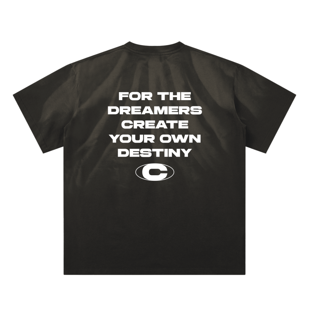 DREAMERS TEE - SAND BLACK