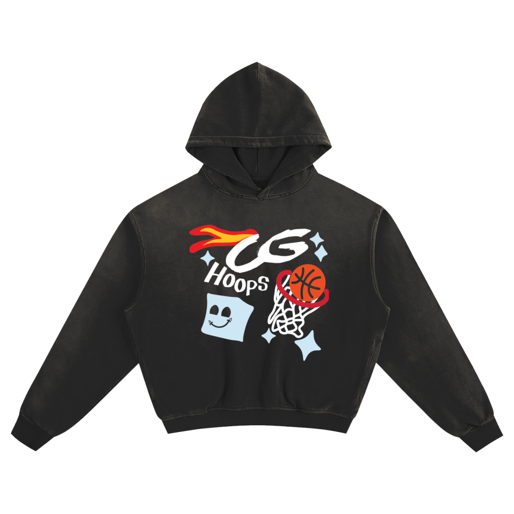 THE HOURGLASS HOODIE - BLACK