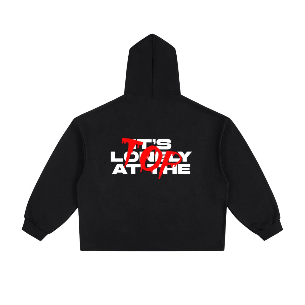AT THE TOP HOODIE - BLACK