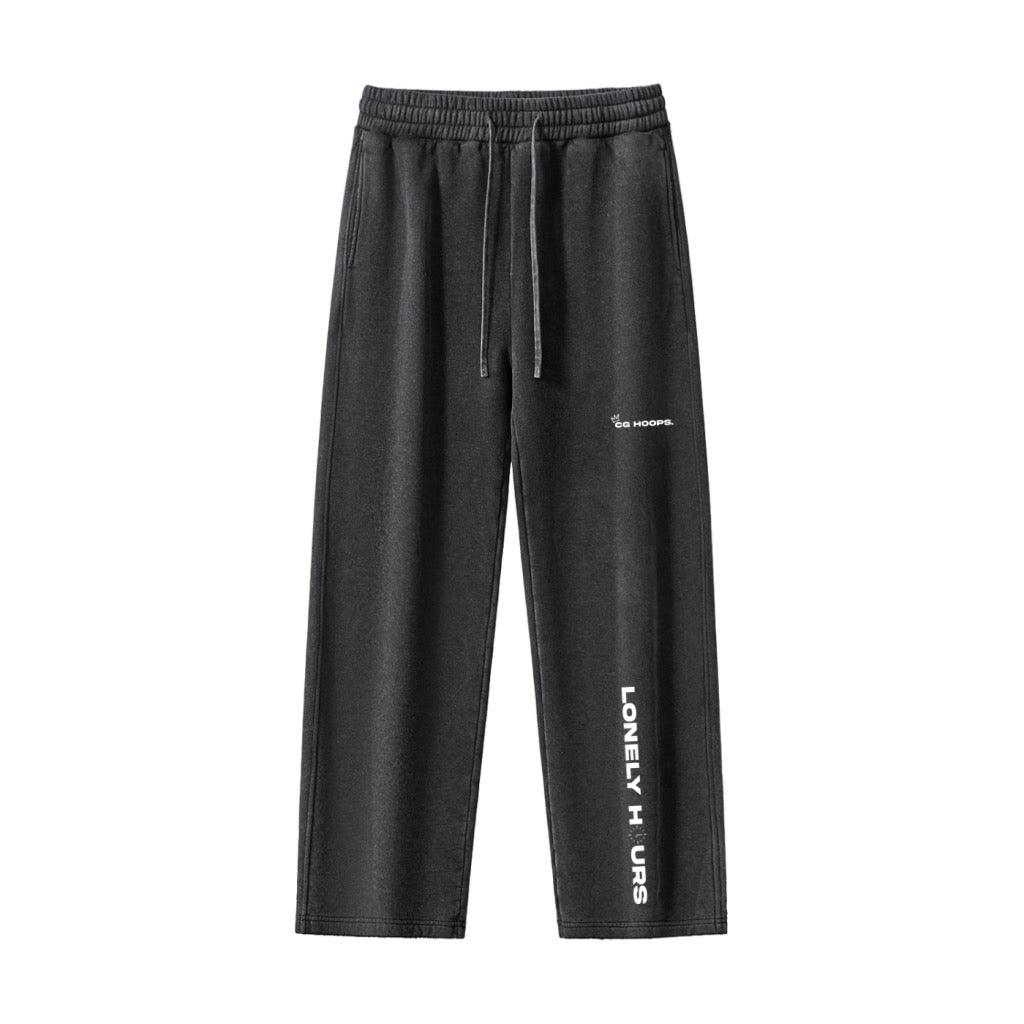 LONELY HOURS SWEATS - BLACK